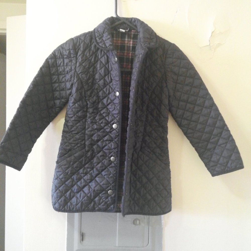 Girls Brooks Brothers Quilted Jacket